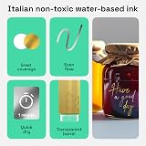 ARTISTRO 2 Gold Silver Metallic Paint Pens 0.7mm EF Tip for Rock Ceramic Wood view 4