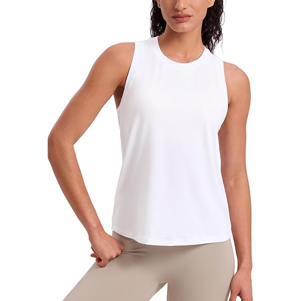 Amazon.com: CRZ YOGA Lightweight Workout Tank Tops for Women