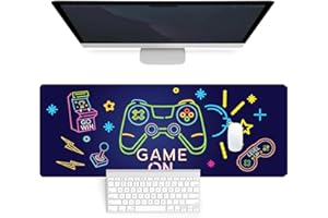Gaming Mouse Pad Desk Pad Mouse Pad for Keyboard, Game Mouse pad Player Home Decor Gift Mouse Pad with Anti-Slip Rubber Base 