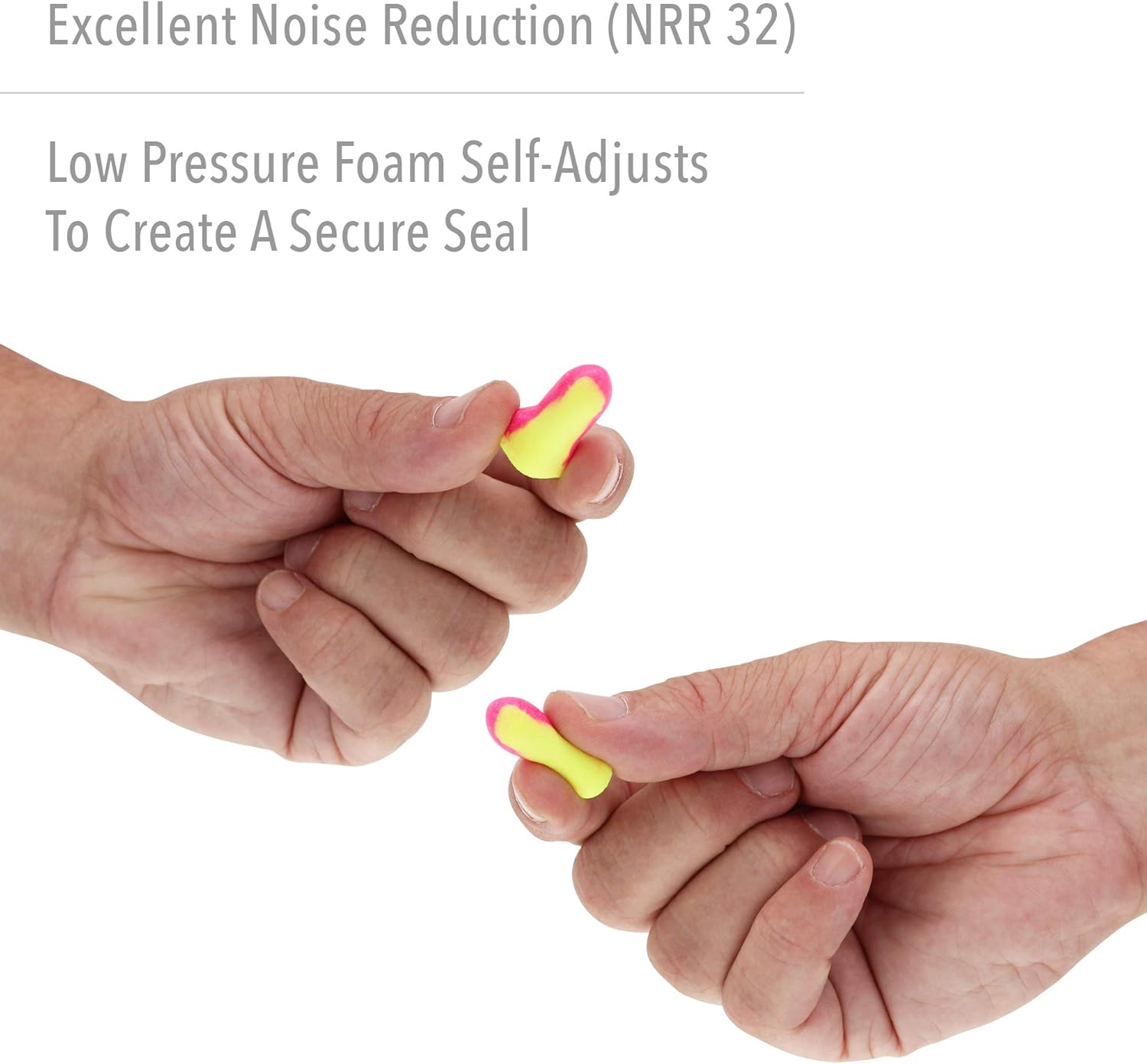 Howard Leight by Honeywell Laser Lite High Visibility Disposable Foam Earplugs, Pink/Yellow, 200-Pairs (LL-1) - 3301105 - Laser Printer Toner Cartridges - 
