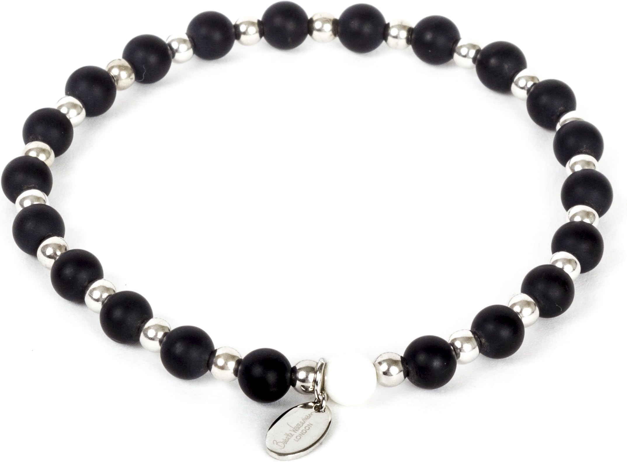 Babette Wasserman Men's Beaded Rosary Bracelet
