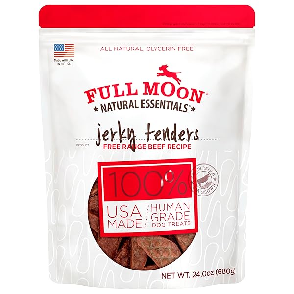 FULL MOON ALL NATURAL ESSENTIALS BEEF JERKY TENDERS...