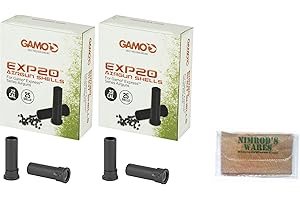 Nimrod's Wares Gamo Viper and Shadow Express .22 Shot Shell Ammo 50-Count 632300054 Bundle with Microfiber Cloth