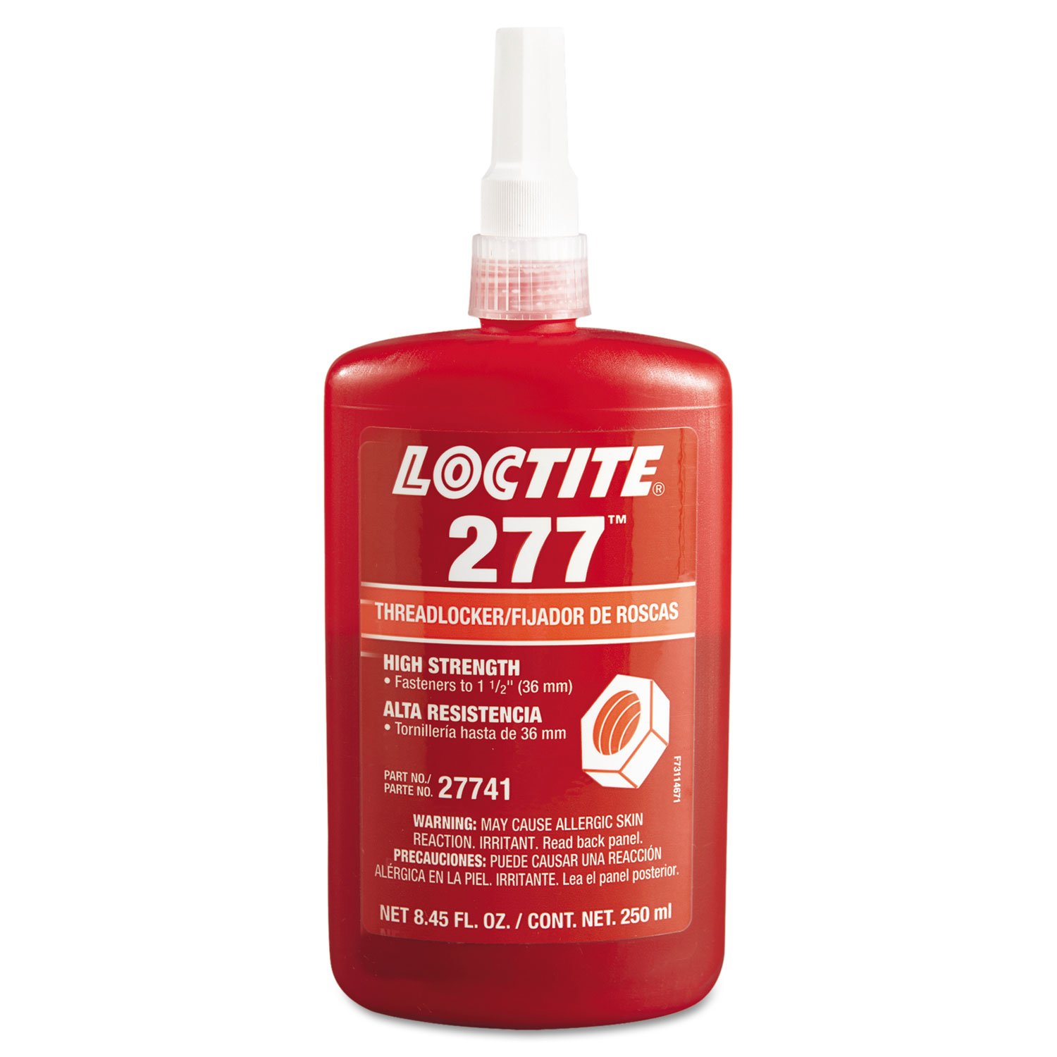 Loctite 27741 rojo 277 grande tornillo de alta resistencia Threadlocker