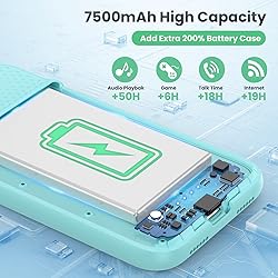 QTshine Battery Case for iPhone 11/XR, 2024