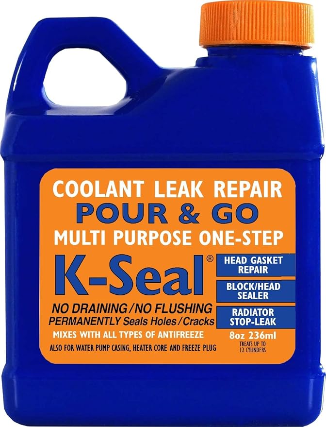 Amazon Com K Seal Coolant Leak Repair St5501 8oz Multi Purpose Formula Stops Leaks In The Radiator Head Gasket Block Water Pump Casing Heater Core And Freeze Plug Pour And Go Trade Trusted Stop