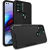 Vinve for Moto G Stylus 5G Case, [Military Grade] Shockproof Hybrid Rugged Bumper Protective Cover (Black)
