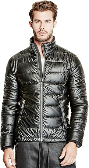 guess smart stretch puffer jacket