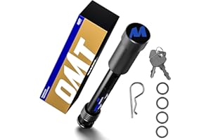 Orion Motor Tech Hitch Lock, Locking Hitch Pin for 2" Receiver with 5/8" Diameter, Anti-Theft Steel Hitch Pin Lock with Key f