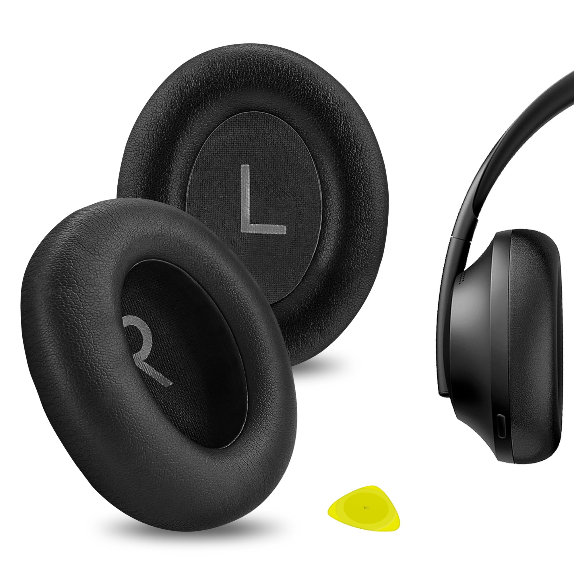 Geekria QuickFit Replacement Ear Pads for Bose 700 Noise Cancelling, NC700 Headphones Ear Cushions (Black)