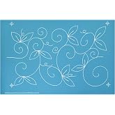 Full Line Stencil Whimsical Garden, Continuous E2E Quilt Template (45002)