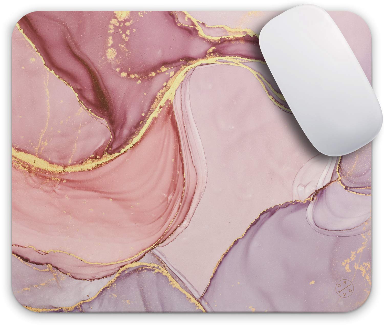 Oriday Gaming Mouse Pad Inspirational Quote Mouse Pad Motivational Quotes for Work (Pink and Purple)