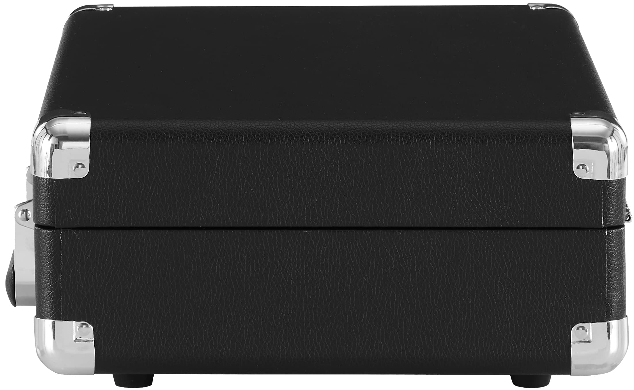 Crosley CR8005DP-BK1 Cruiser Plus Vintage 3-Speed Bluetooth in/Out Suitcase Vinyl Record Player Turntable, Black