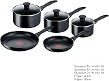 Tefal Induction Non-Stick 5-Piece Cookware Set Titanium Coating Thermo-Signal view 7