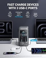Anker SOLIX C200 DC Portable Power Station 192Wh 200W LiFePO4 5 Ports view 3
