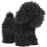 Apricot Lamb Toys Plush Black Poodle Dog Puppy Stuffed Animal Soft Cuddly Perfect for Child 8.3 Inches