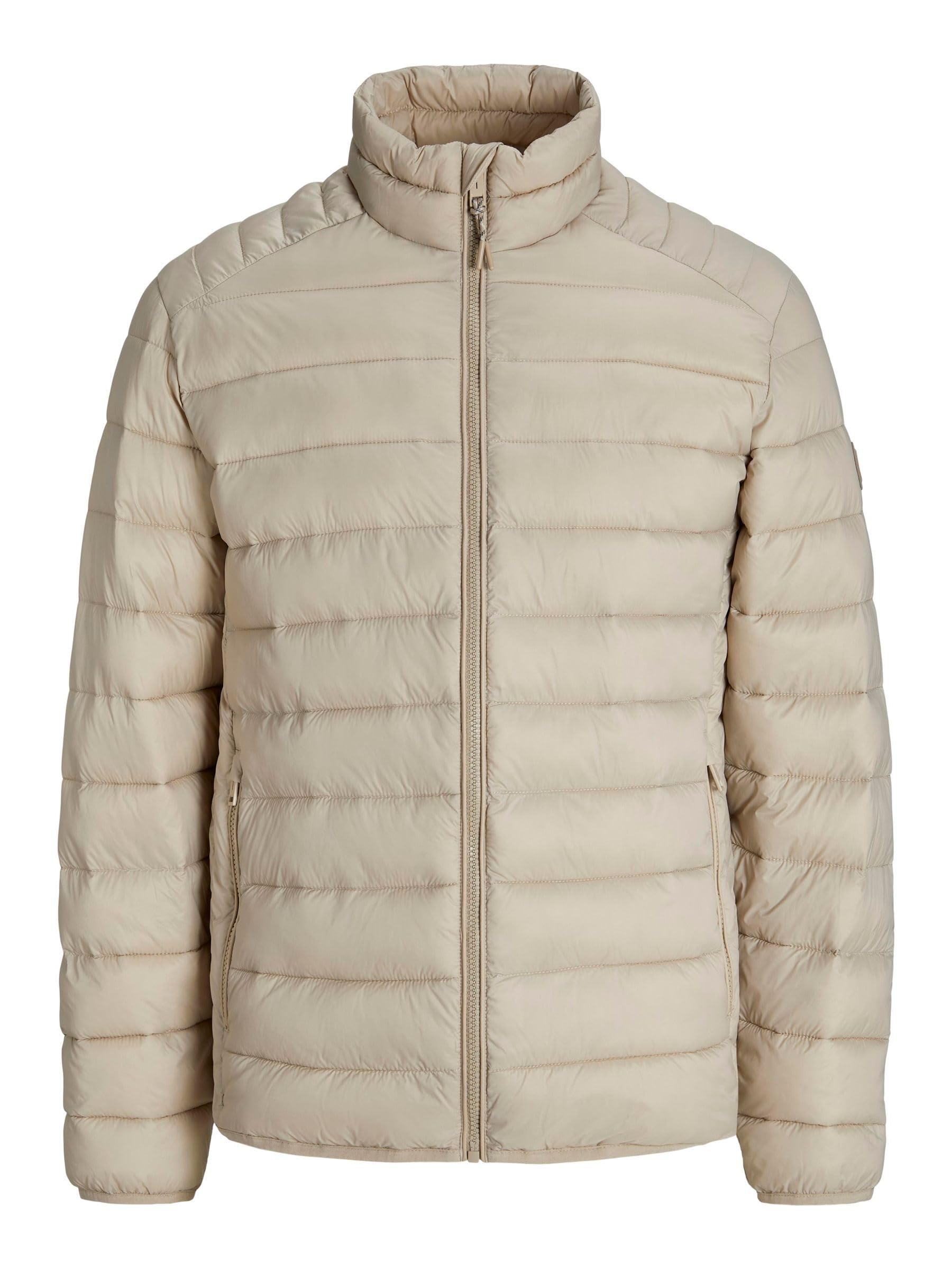 JACK & JONES Herren Jjebradley Light Puffer Collar Noos, Crockery, m
