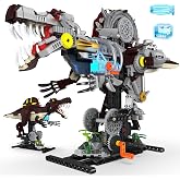 Suplanet Mechanical Spinosaurus Dinosaur Building Set with Lights for Boys | Jurassic Dinosaur Building Kit for Boys 8-12, 742PCS,STEM Toy for Kid,Spinosaurus Model Kits with Display Stand,Ideal Gift