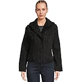 Liverpool womens Sherpa Collar Stretch Denim Trucker Jacket