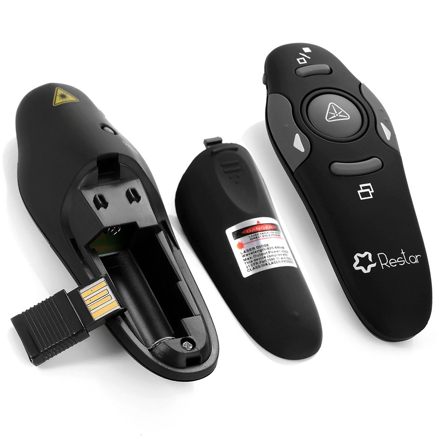 USB restar LP inalámbrica de  GHz RF PowerPoint PPT del laser