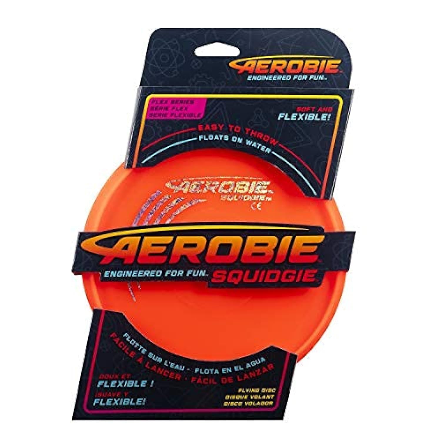 SwimWays generc Aerobie Squidgie Flexible flying Disc - Red