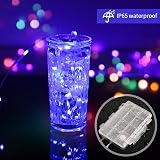 Ooklee Colour Changing Fairy Lights LED String 50 LED 16.4ft Remote USB/Battery view 3
