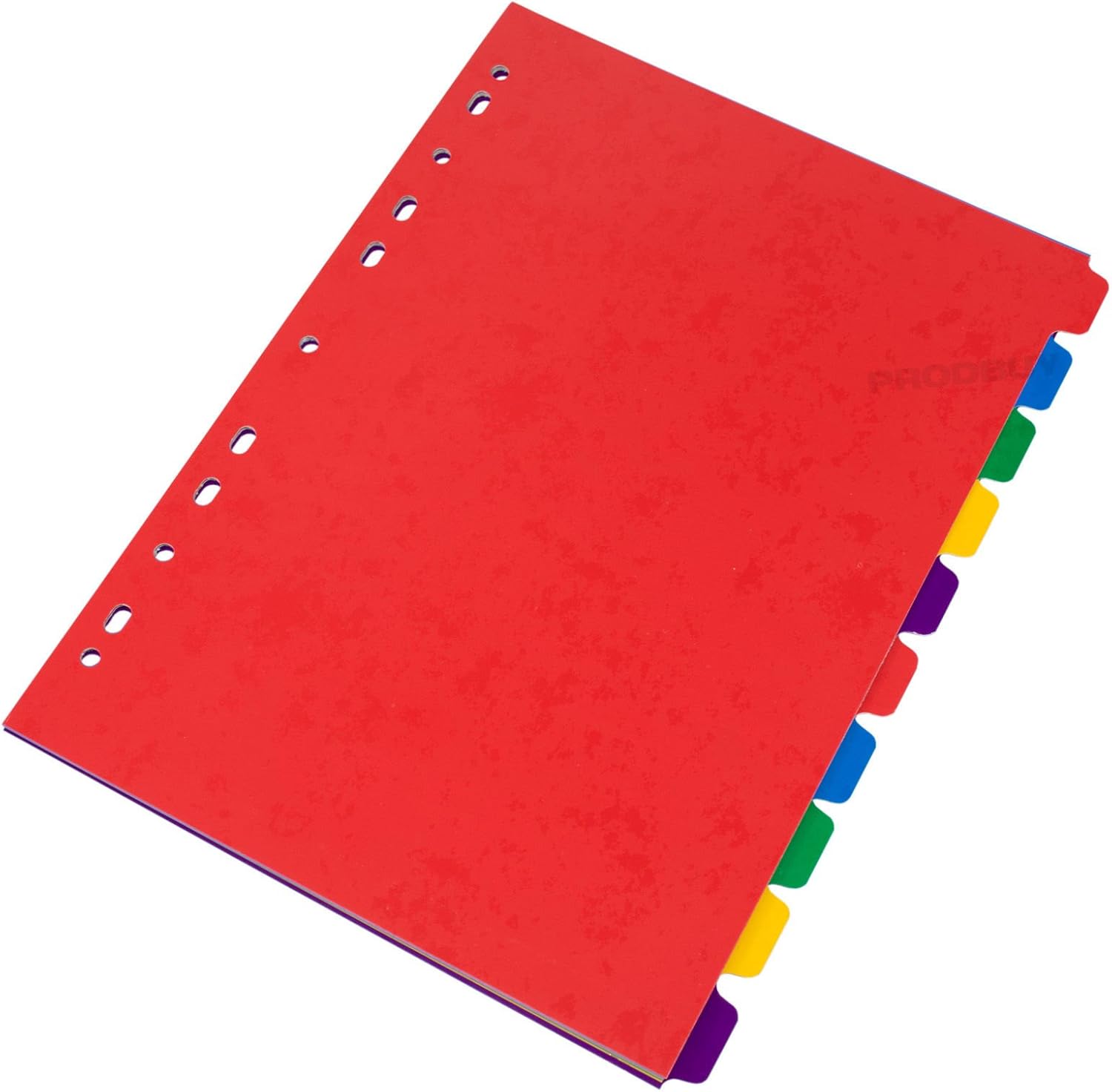 [Pack of 10] A4 Ring Binder File Index Subject Dividers 10 Part MultiPunched Folder Cards