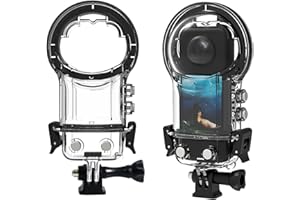 iEago RC 50M/164FT Waterproof Housing Case for Insta360 X3 Protective Underwater Diving Housing Shell with Bracket Accessories