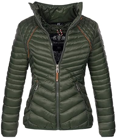 Navahoo Damen Jacke Steppjacke Übergangsjacke gesteppt B677