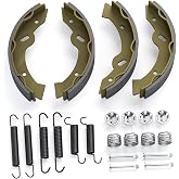 Golf Cart EZGO Brake Shoes and Spring Kit Assembly for EZGO TXT Medalist, Golf Cart Brakes Shoes Pads for 1996-Up Workhorse 94-06 Yamaha G2-G22, EZGO Replacement Parts OE# 27943G01 70795G01 27944-G01
