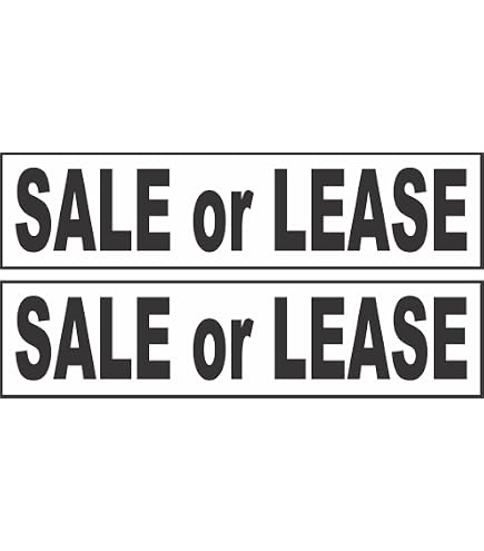 6x24 Office For Lease Red & White Real Estate Rider Sign Buy 1 Get 1 FREE Double Sided - Canada