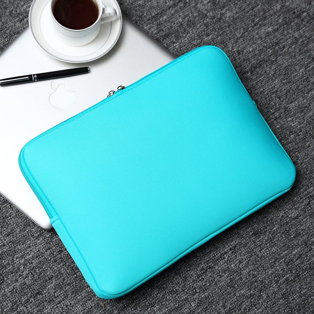 RAINYEAR 15 Inch Laptop Sleeve 15" Protective Soft Case Padded Zipper Cover Carrying Computer Bag Compatible with New 15.4 MacBook Pro Touch Bar Specially for 15.4" Model A1938 A1707 A1990(Blue) - Image 5