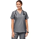 FIGS Catarina Scrub Tops for Women — Classic Fit, 1 Pocket, Four-Way Stretch, Anti-Wrinkle