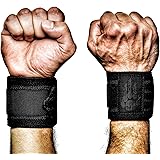 MANIMAL Wrist Wraps - Superior Support, Stabilization and Style - Get 3 Years of Daily Use - Lifting Straps and Guards for Me