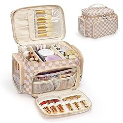 Large Makeup Bag, Portable Travel Makeup Bag