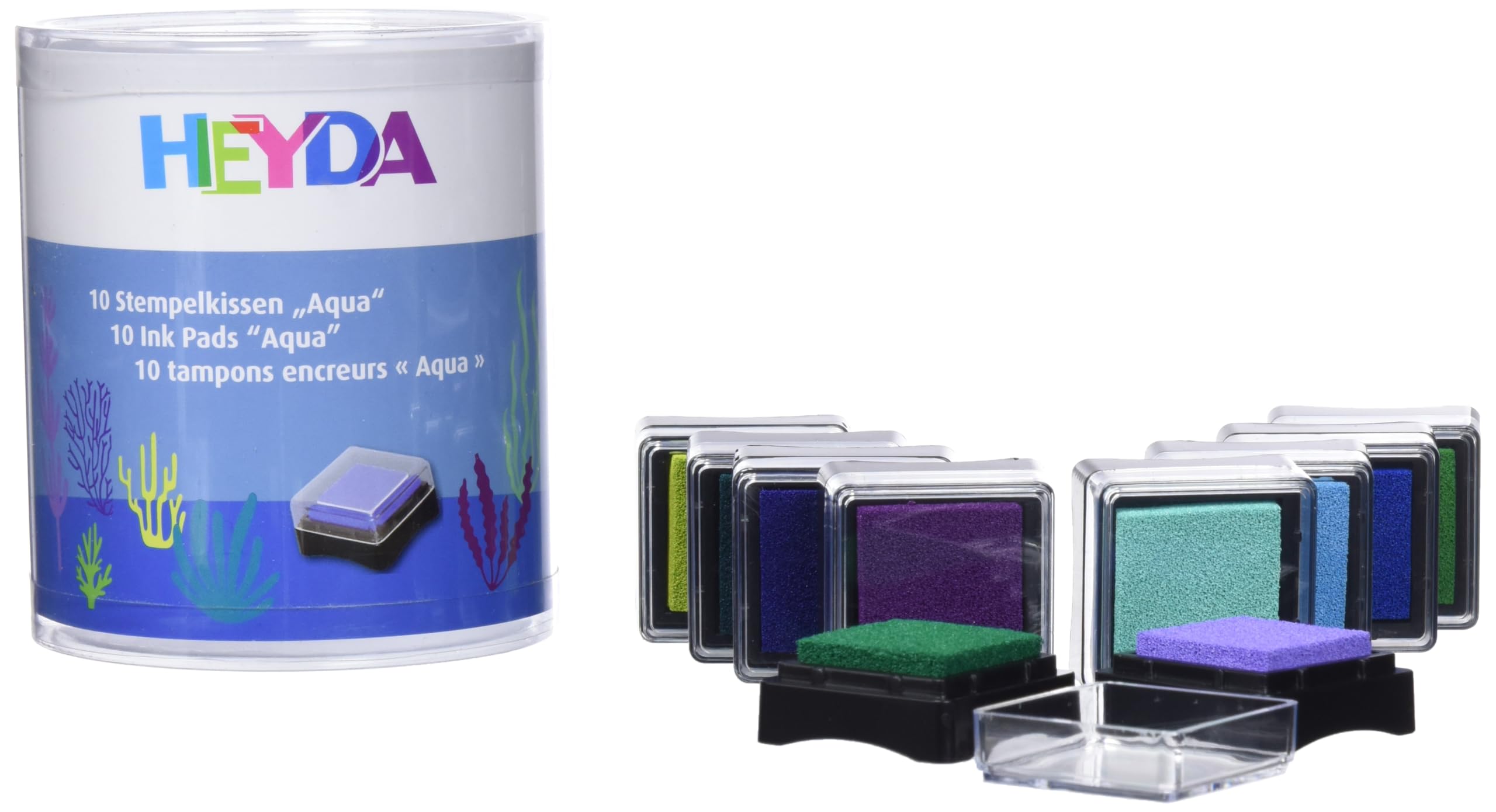 Baier & Schneider Stamp Pad Set, 30 x 30 cm, Aqua