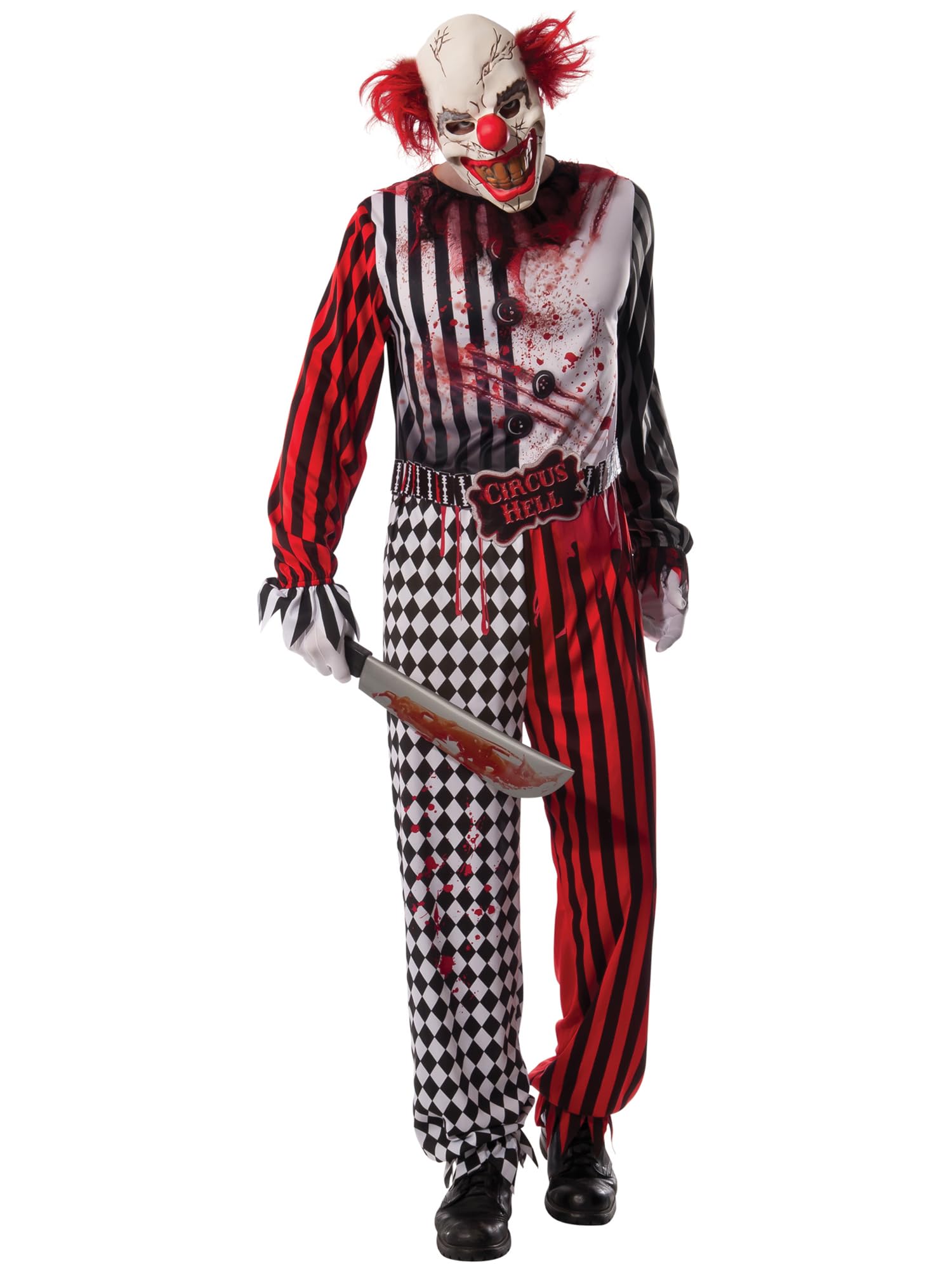 Rubies Official 810510XL000 Extra Large Adult Mens Evil Clown Costume Halloween
