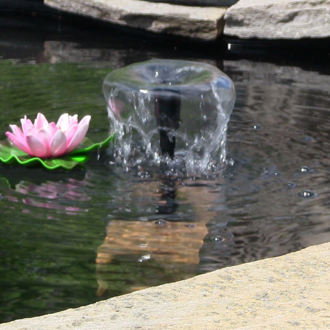 Sunnydaze 5W Solar Powered Water Pump and Panel Kit with Battery Pack and LED Light, 56-Inch Lift, Use for Outdoor Fountain, Bird Bath, or Pond : Garden & Outdoor