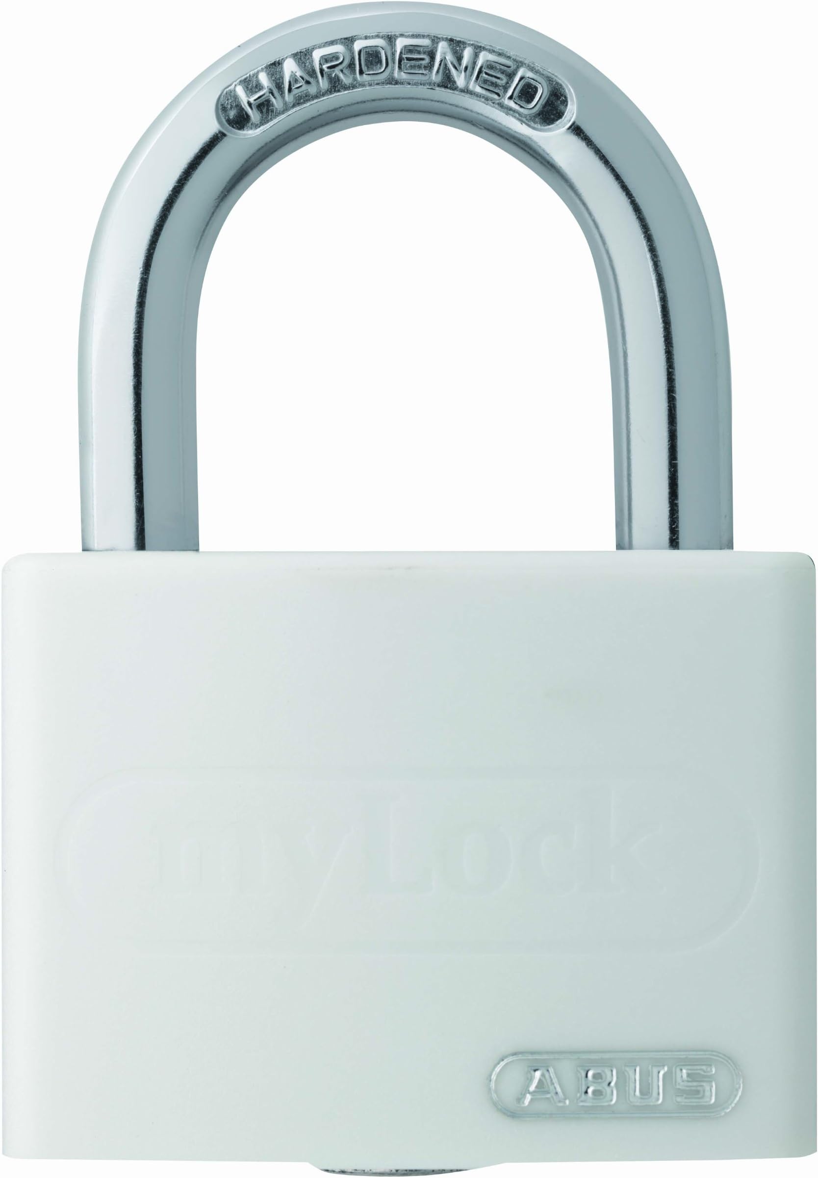 ABUS 49947 My Lock Aluminium Padlock with 6401 Alike Keyed - White