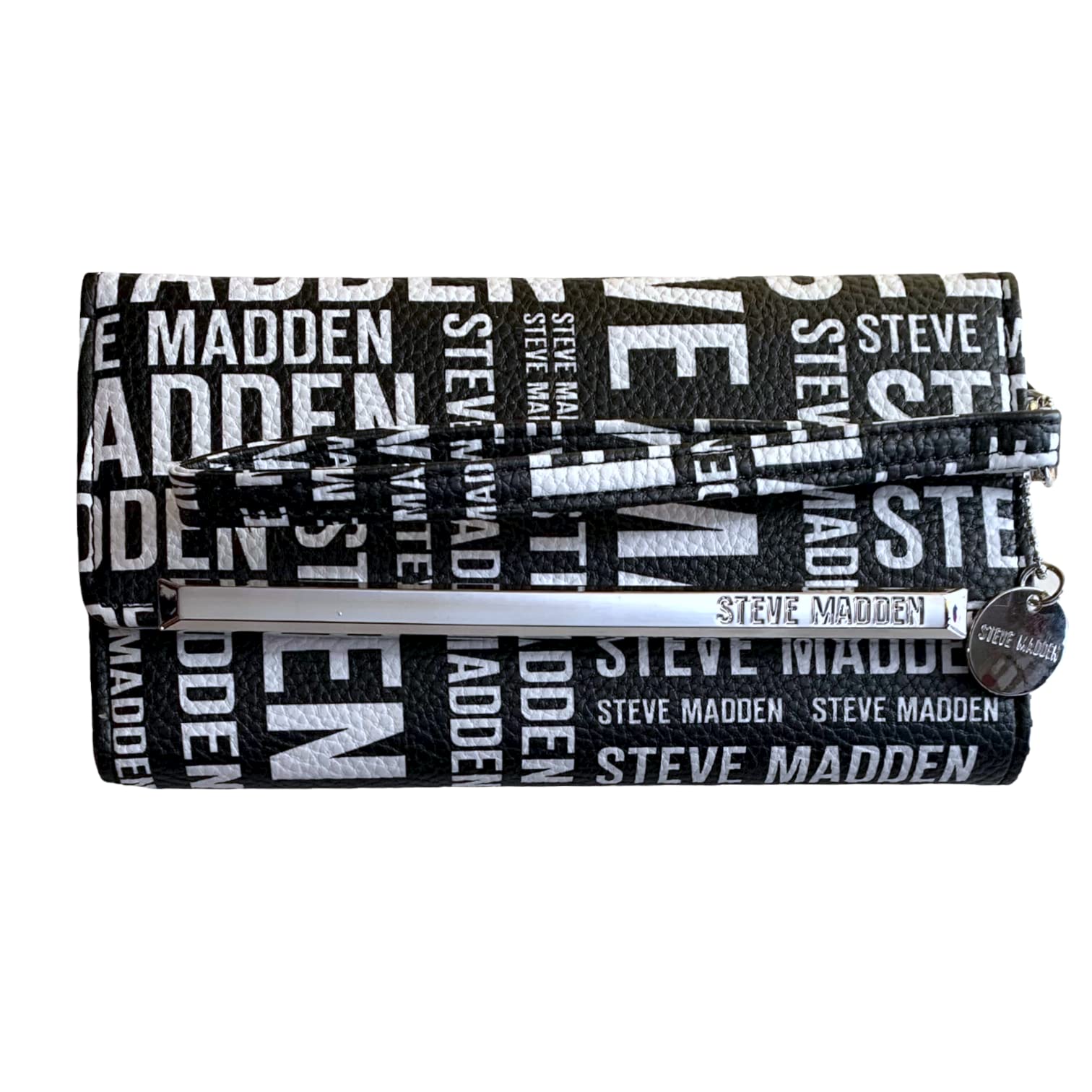 Steve Madden LOGOBAR TRIFOLD Wallet Wristlet