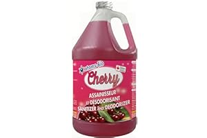 atoms-Bio CHERRY Odor Eliminator & Surface Sanitizer Concentrate, 3.78L - Home & Commercial Deodorizer - Floors, Bathrooms, D