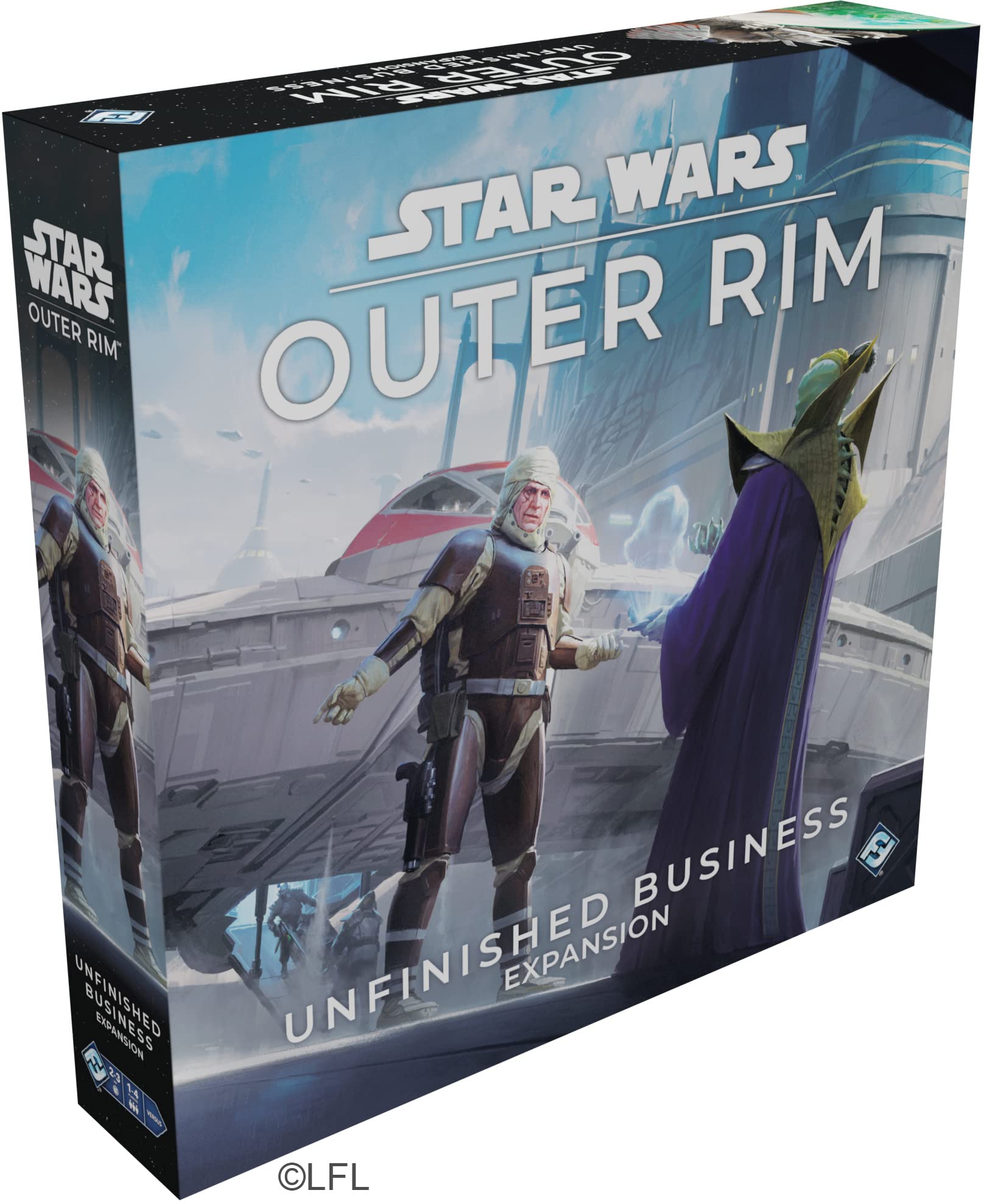 Photo 1 of Asmodee Star Wars: Outer Rim - Unfinished Business Expansion - Strategy Game, Adventure Game for Kids & Adults, Ages 14+, 1-4 Players, 3-4 Hour Playtime