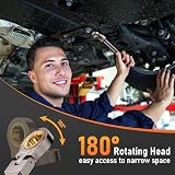 ss shovan 8Pcs Flexible Head Ratchet Spanner Set 72 Tooth 8-19mm Chrome Vanadium view 6