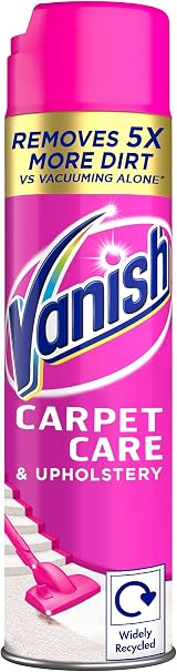 Vanish Oxi Action Upholstery & Carpet Cleaner 600 ml Foam Spring Flowers