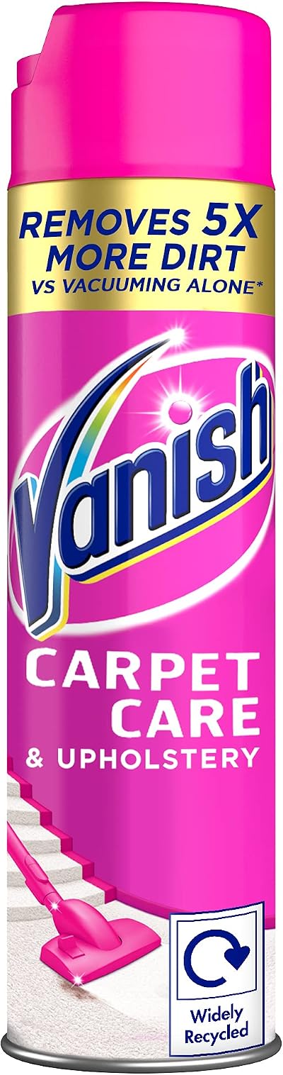 Vanish Oxi Action Upholstery & Carpet Cleaner 600 ml Foam Spring Flowers