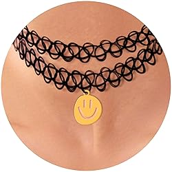 BodyJ4You Tattoo Choker Necklace - 90s Choker