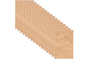 Housoutil 20pcs Natural Sisal Scrubbing Pads 15x10x0.7cm Heavy Duty Kitchen Dish Brush Multipurpose Cleaning