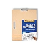 Falling in Art 14x18 Sketch Board, Drawing Tote