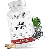 NATION HEALTH MD Hair Switch - Supplements for Hair and Scalp - Biotin, Zinc, Selenium, and More - Hair Activation Formula for Men and Women, 1 Bottle
