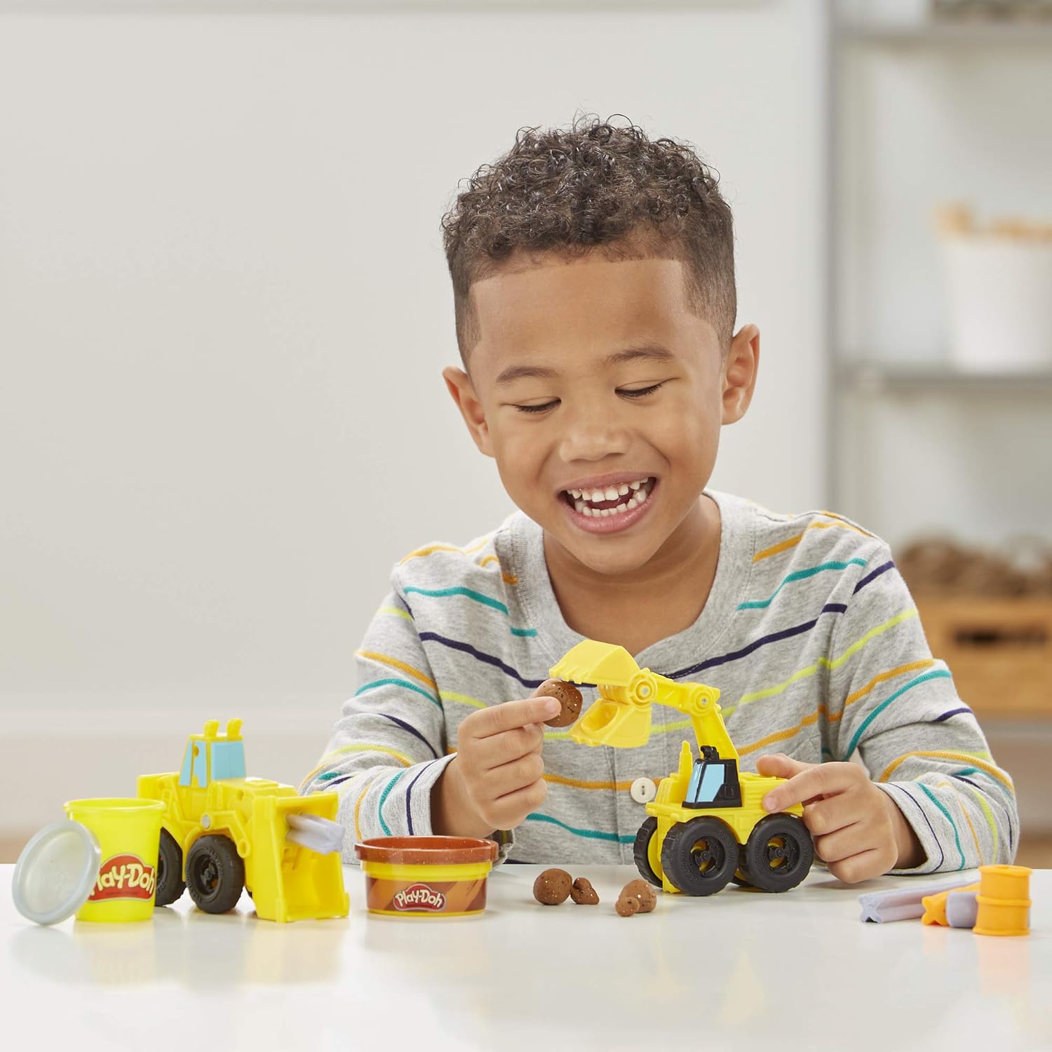 play doh construction truck